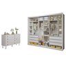 Quarto Infantil Closet Premium Amara 242cm e Cômoda 129,5cm 1 Porta 4 Gavetas Minastex - 2