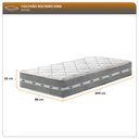 Ver imagem 3 de Colchão Solteiro King Miami Molas Ensacadas 96x203x22cm