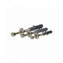 Ver imagem 1 de Parafuso Sanit Latonado Luxo Bucha 08 20pcs Blister