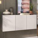 Ver imagem 2 de Aparador Buffet Suspenso 3 Portas Multimóveis Mp8001 Branco