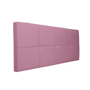 Painel Cabeceira Casal 1,40cm Suede Rosê SMF DECOR
