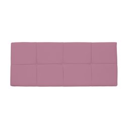 Painel Cabeceira Casal 1,40cm Suede Rosê SMF DECOR - 2