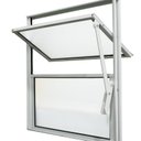 Ver imagem 3 de Janela de Alumínio Basculante 40x40cm Fortline Atlântica