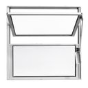 Ver imagem 2 de Janela de Alumínio Basculante 40x40cm Fortline Atlântica