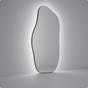 Ver mais imagens de Espelho Grande Corpo Inteiro Lapidado Orgânico Decorativo 150x60cm Luxo com Led Quente/fria