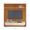 Ver imagem 3 de Kit Luna Painel e Rack com Painel Cinamomo/off-white