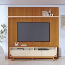 Ver imagem 1 de Kit Luna Painel e Rack com Painel Cinamomo/off-white
