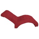 Ver imagem 5 de Espreguiçadeira Relaxante para Descanso P02 Suede - Doce Sonho Móveis Vermelho