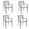 Conjunto 4 Cadeira Alumínio Maragogi - 1