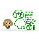 Ver imagem 1 de Cortador Harry Potter - Hermione Cute Corpo Modular 5 Cm