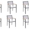 Conjunto 6 Cadeira Alumínio Maragogi - 1