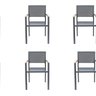 Conjunto 6 Cadeira de Jardim em Alumínio Maragogi - 1