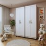 Conjunto 2 Armários Multiuso Infantil 2 Portas com Chave e 5 Prateleiras Asteca - 1