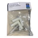 Ver imagem 3 de Conjunto de Parafusos Fixação P/ Vaso Carenado em L - Incepa:branco