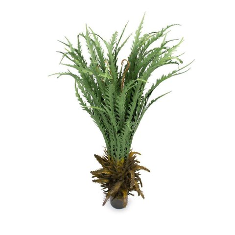 Samambaia Folhagem Artificial Cheia com Pote X60 Verde 80 Cm F04 - D'Rossi