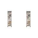 Ver imagem 2 de Conjunto 2 Armários Multiuso Infantil 5 Prateleiras Flex