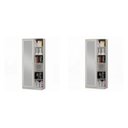 Ver imagem 2 de Conjunto 2 Armários Multiuso Infantil 1 Porta com Espelho João Pessoa