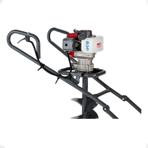 Perfurador de Solo Branco Bps52 + Carrinho Quadro Transporte