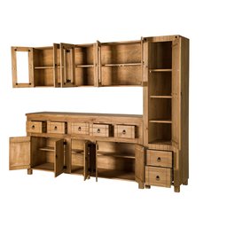 Conjunto de Cozinha 05 Portas Madeira Maciça - 2