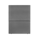 Ver imagem 4 de Cabeceira Estofada Solteiro Luna 90cm Corino Cinza