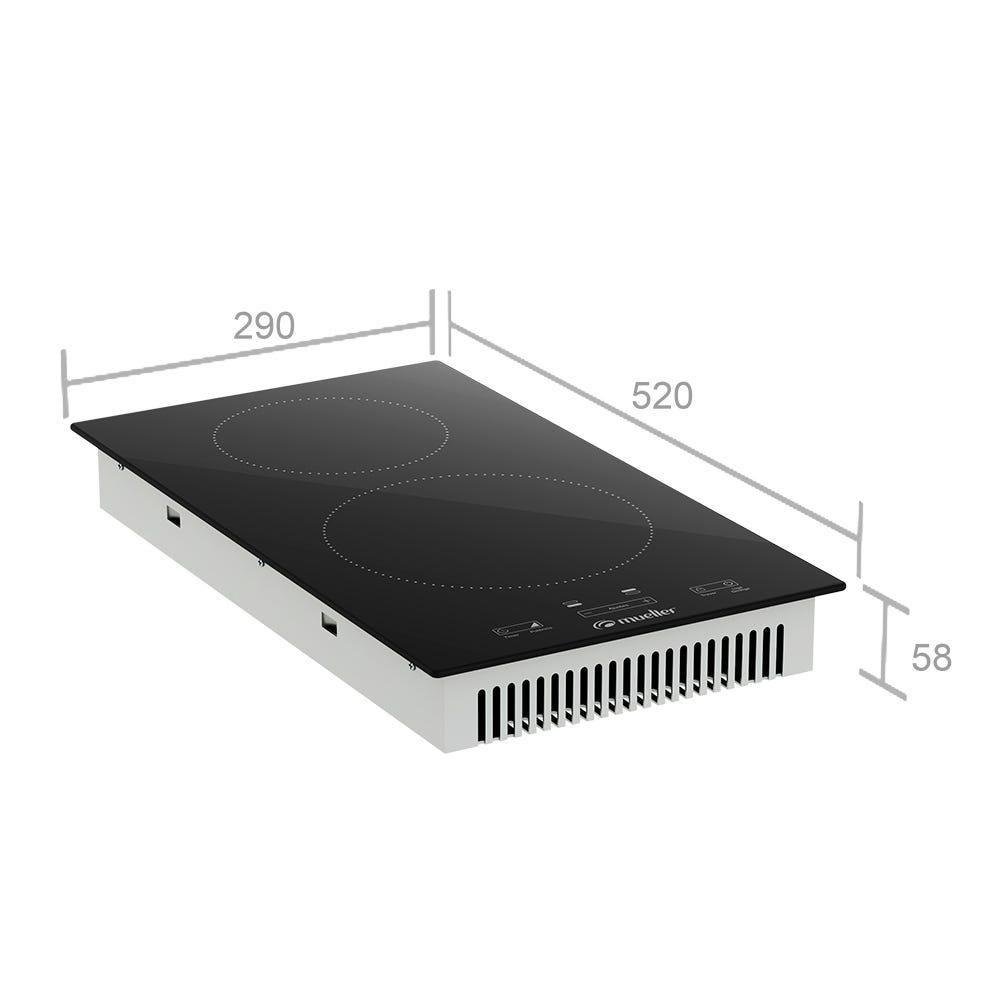 Cooktop Mueller 2 Bocas de Indução Painel Touch 220V - 12