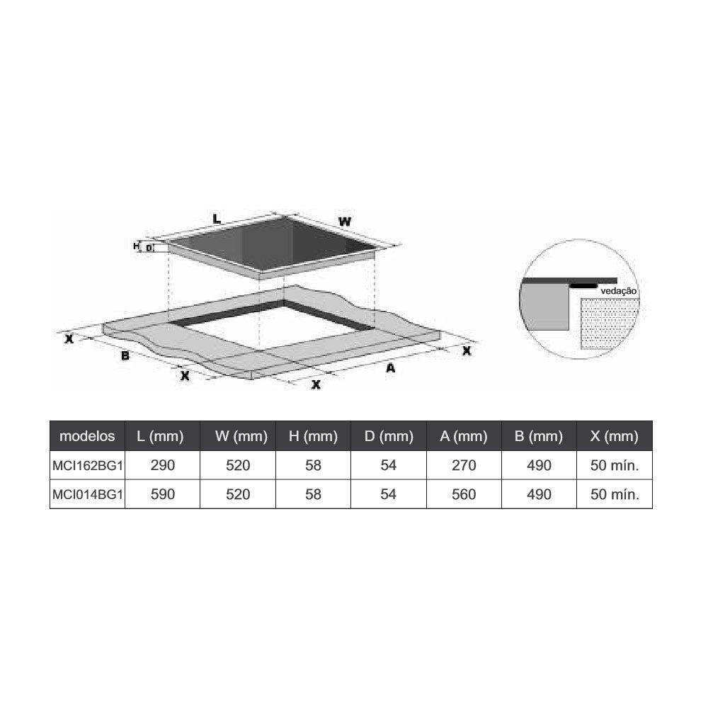 Cooktop Mueller 2 Bocas de Indução Painel Touch 220V - 4