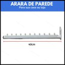 Ver imagem 2 de 8 Araras Rt Cabideiro Suporte Fixo Organização Cabides Roupas Alta Durabilidade Aço Reforçado