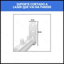 Ver imagem 3 de 8 Araras Rt Cabideiro Suporte Fixo Organização Cabides Roupas Alta Durabilidade Aço Reforçado