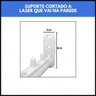 8 Araras Rt Cabideiro Suporte Fixo Organização Cabides Roupas Alta Durabilidade Aço Reforçado - 3