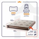 Ver imagem 3 de Colchão King King House Espuma D33 Chicago Super 193x203x19 