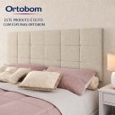 Ver imagem 3 de Cabeceira Painel Bia Estofada Queen Linho Bege 1,60m - Pc Móveis