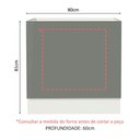 Ver imagem 2 de Balcão para Forno de Embutir 80 X 60 Cm sem Tampo Branco/cinza Agata Madesa