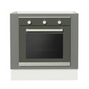 Ver imagem 6 de Balcão para Forno de Embutir 80 X 60 Cm sem Tampo Branco/cinza Agata Madesa