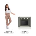 Ver imagem 5 de Balcão para Forno de Embutir 80 X 60 Cm sem Tampo Branco/cinza Agata Madesa