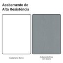Ver imagem 7 de Balcão para Forno de Embutir 80 X 60 Cm sem Tampo Branco/cinza Agata Madesa