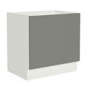 Ver imagem 3 de Balcão para Forno de Embutir 80 X 60 Cm sem Tampo Branco/cinza Agata Madesa