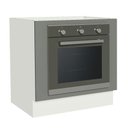 Ver imagem 1 de Balcão para Forno de Embutir 80 X 60 Cm sem Tampo Branco/cinza Agata Madesa