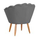 Ver imagem 6 de Kit 2 Poltronas Decorativa para Sala de Estar Charm Suede Cinza - Montanaris Decor MD MONTANARIS DEC