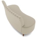 Ver imagem 7 de Sofá Chaise Living 2 Lugares 135cm para Sala Cayman K01 Veludo Bege