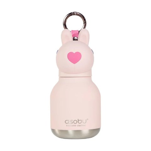 Mini Bestie Coelhinha Garrafa Térmica em Inox 200ml Asobu