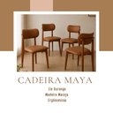 Ver mais imagens de Kit 4 Cadeiras Maya Revestida em Durango Ergônomica Design Delicado & Versátil