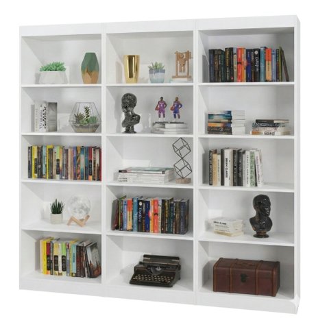 Estante Livreiro Multiuso 12 Prateleiras 1,71m Office Branco J&a