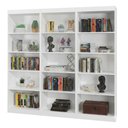Ver imagem 1 de Estante Livreiro Multiuso 12 Prateleiras 1,71m Office Branco J&a