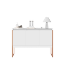 Ver imagem 4 de Buffet Aparador Luxo Roma - Branco Cobre