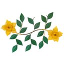 Ver imagem 1 de Arranjo Com Flores De Ferro Parede Cozinha Moderna Decoração - Amarelo