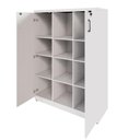 Ver imagem 6 de Armário Alto Escritório 120cm 2 Portas 9 Prateleiras F5