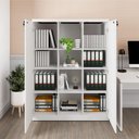 Ver imagem 2 de Armário Alto Escritório 120cm 2 Portas 9 Prateleiras F5