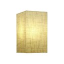 Ver imagem 1 de Arandela Retangular Retro Vivare Md-2002 Cúpula em Tecido 25/16x10cm - Bivolt - Rustico-Bege - 110V/