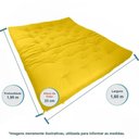 Ver imagem 4 de Sofa Cama Futon Oriental King Amarelo Madeira Maciça Pinus Natural sem Pintura