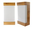 Ver imagem 1 de Arandela Madeira/Acrílico Reta Freijó 30cm LED 9W 3000K MadeLuz Arandela Antares Reta